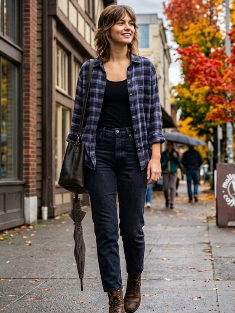 Xirena Women’s Plaid Button-Up Shirt